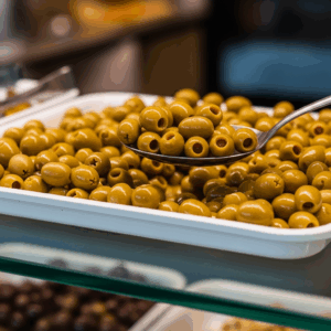 Aceituna verde sin carozo